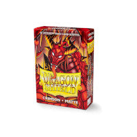 Dragon Shield - Matte Japanese Size Sleeves Crimson