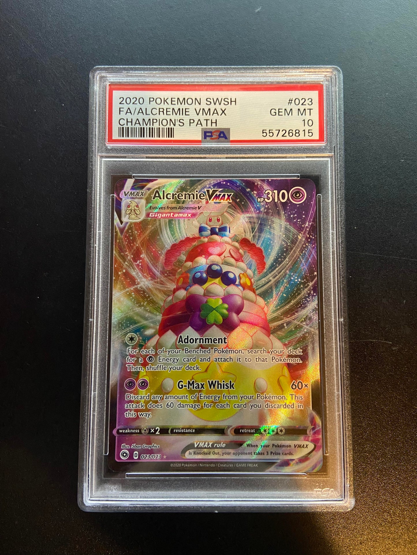 FA/ALCREMIE VMAX 023/073 PSA 10