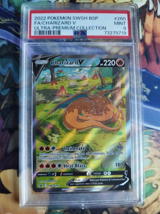 CHARIZARD V SWSH260 PSA 9