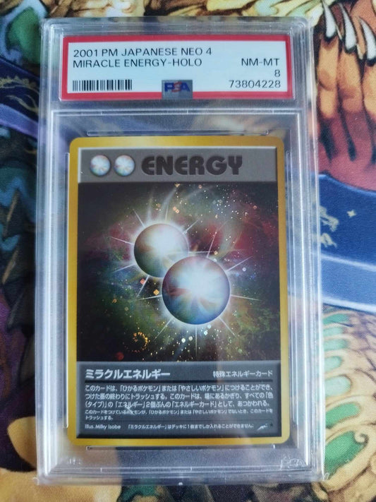 MIRACLE ENERGY HOLO JAPANESE PSA 8