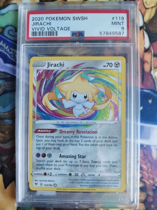 JIRACHI 119/185 PSA GRADE 9