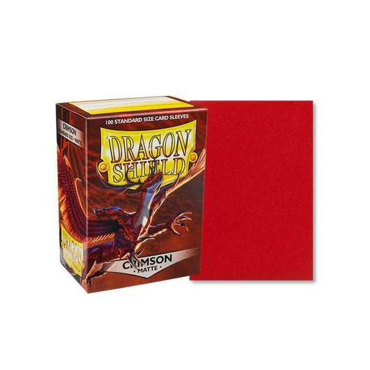 Dragon Shield Matte - Crimson